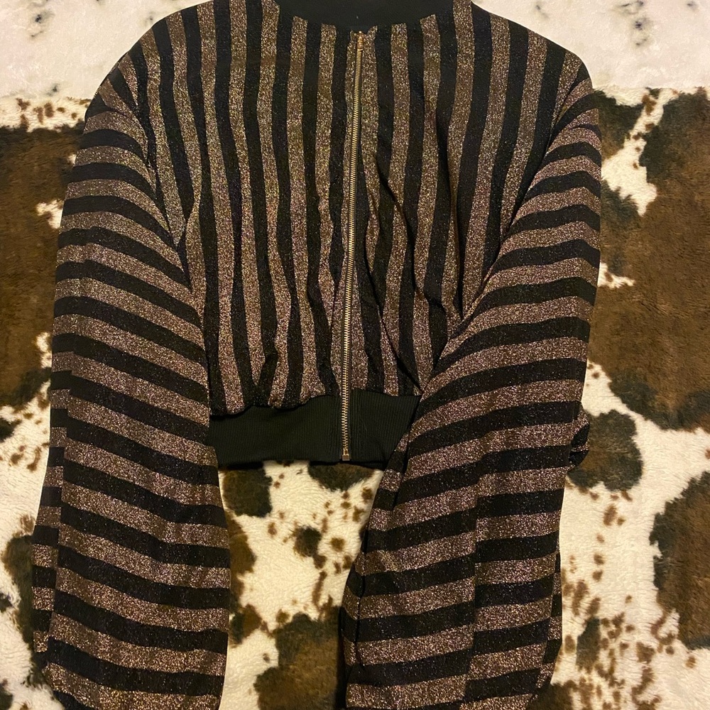 NWT shimmer jacket